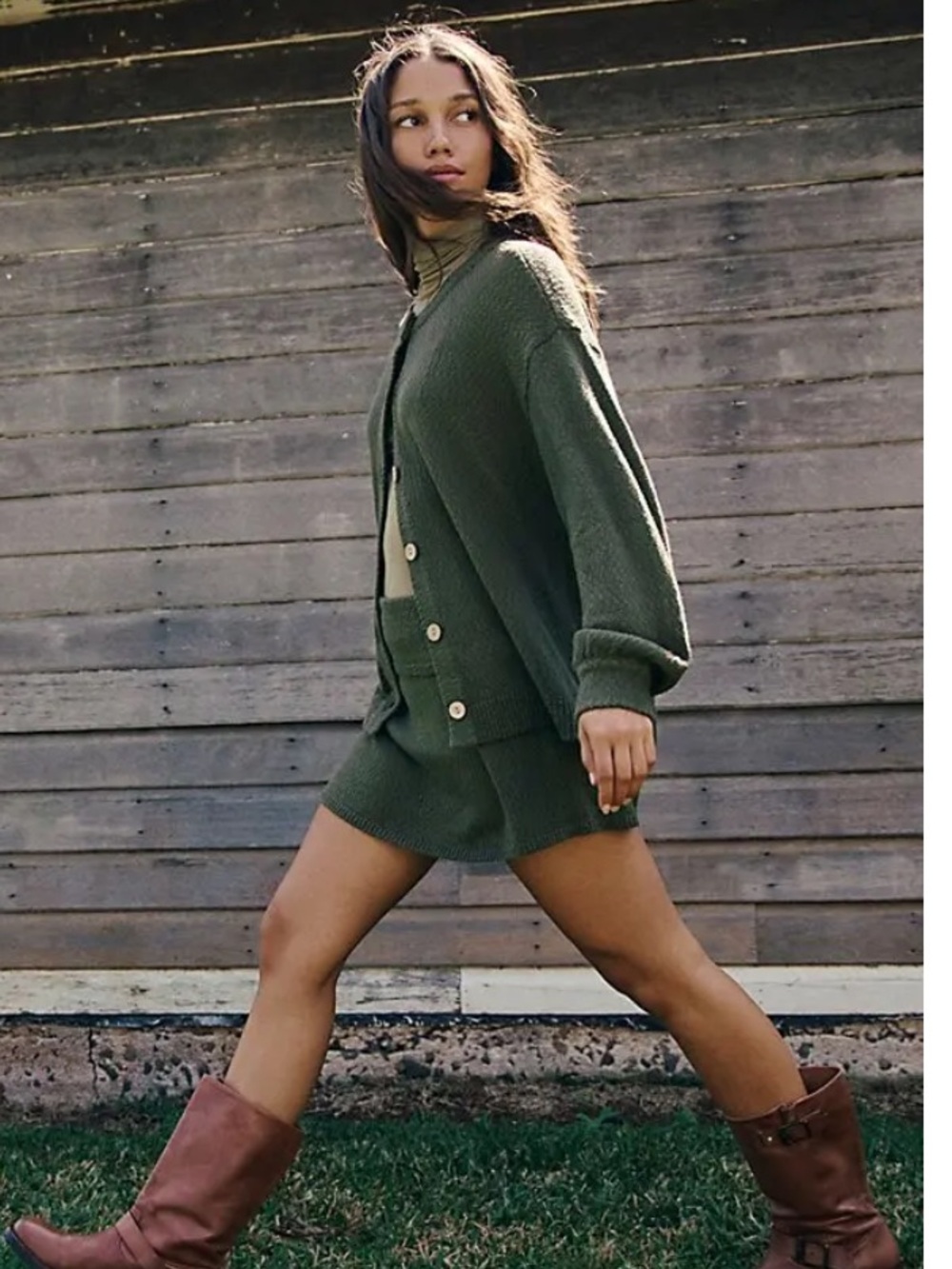 Free People Ameena Sweater Skort Set XS - Picture 10 of 14